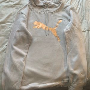 Puma Size Size M White and Rose Gold